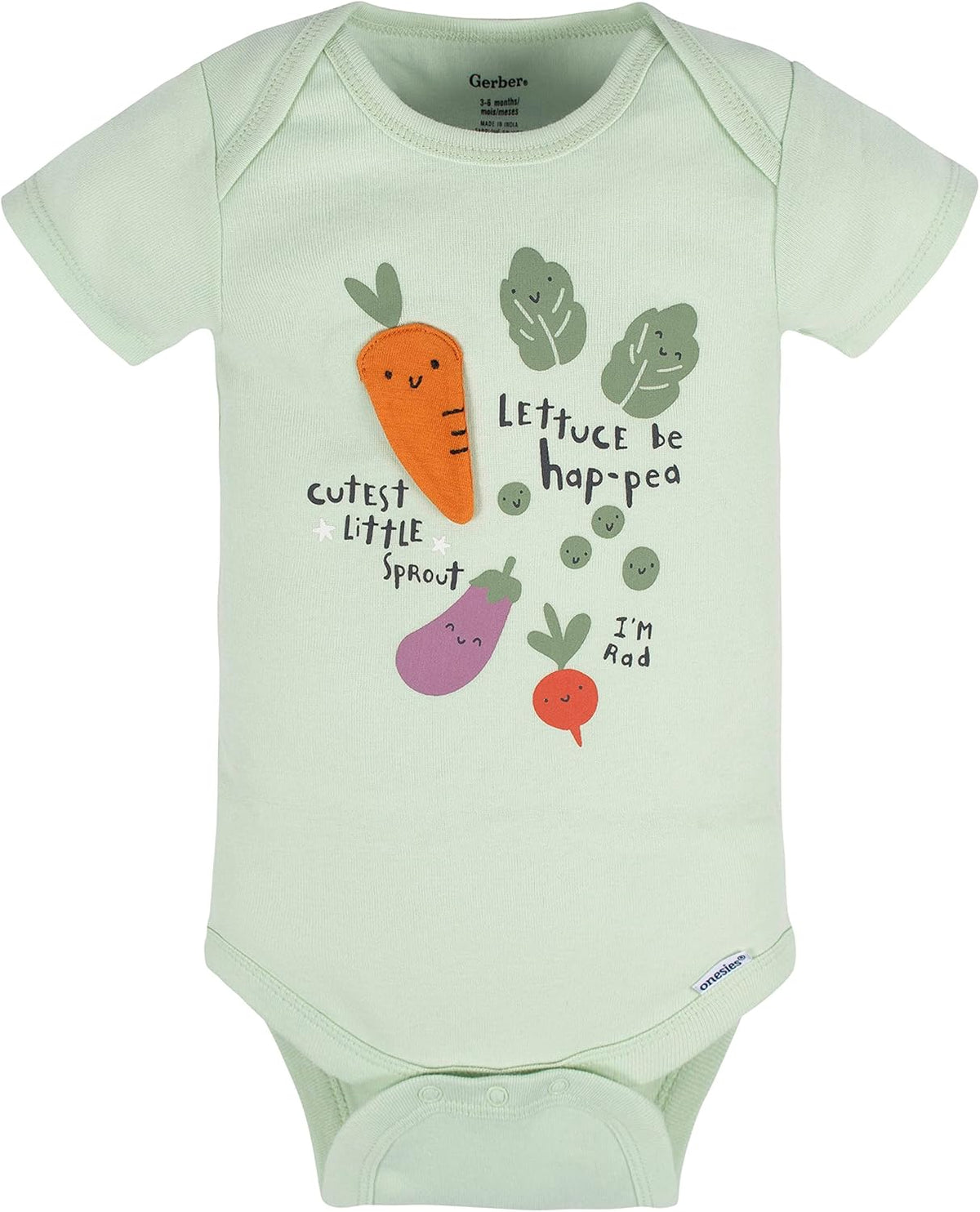 Gerber Baby 8-Pack Short Sleeve Onesie Bodysuits