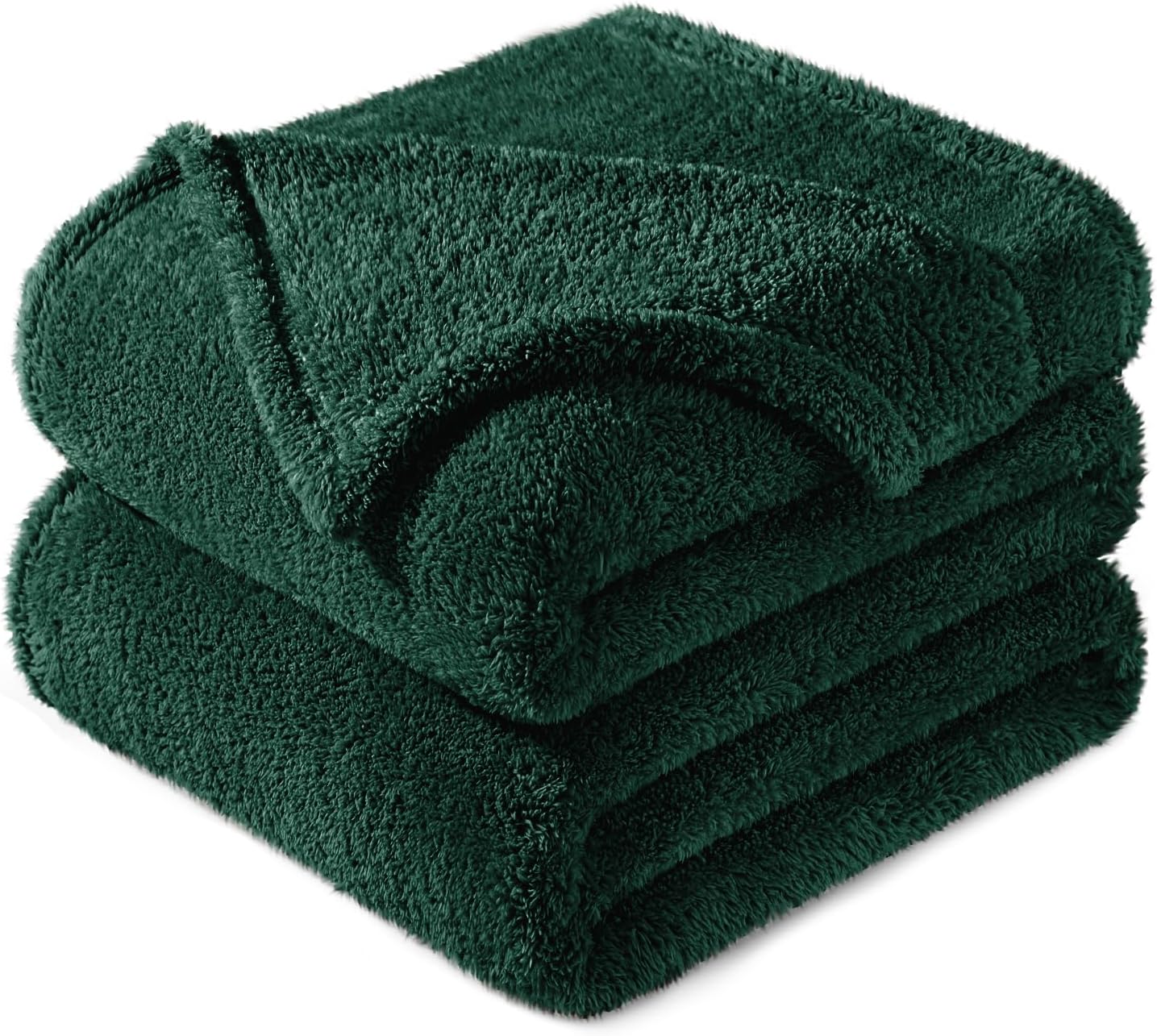 Exclusivo Mezcla Queen Size Flannel Fleece Blanket, Super Soft Velvet Plush Bed Blanket, Fuzzy Cozy