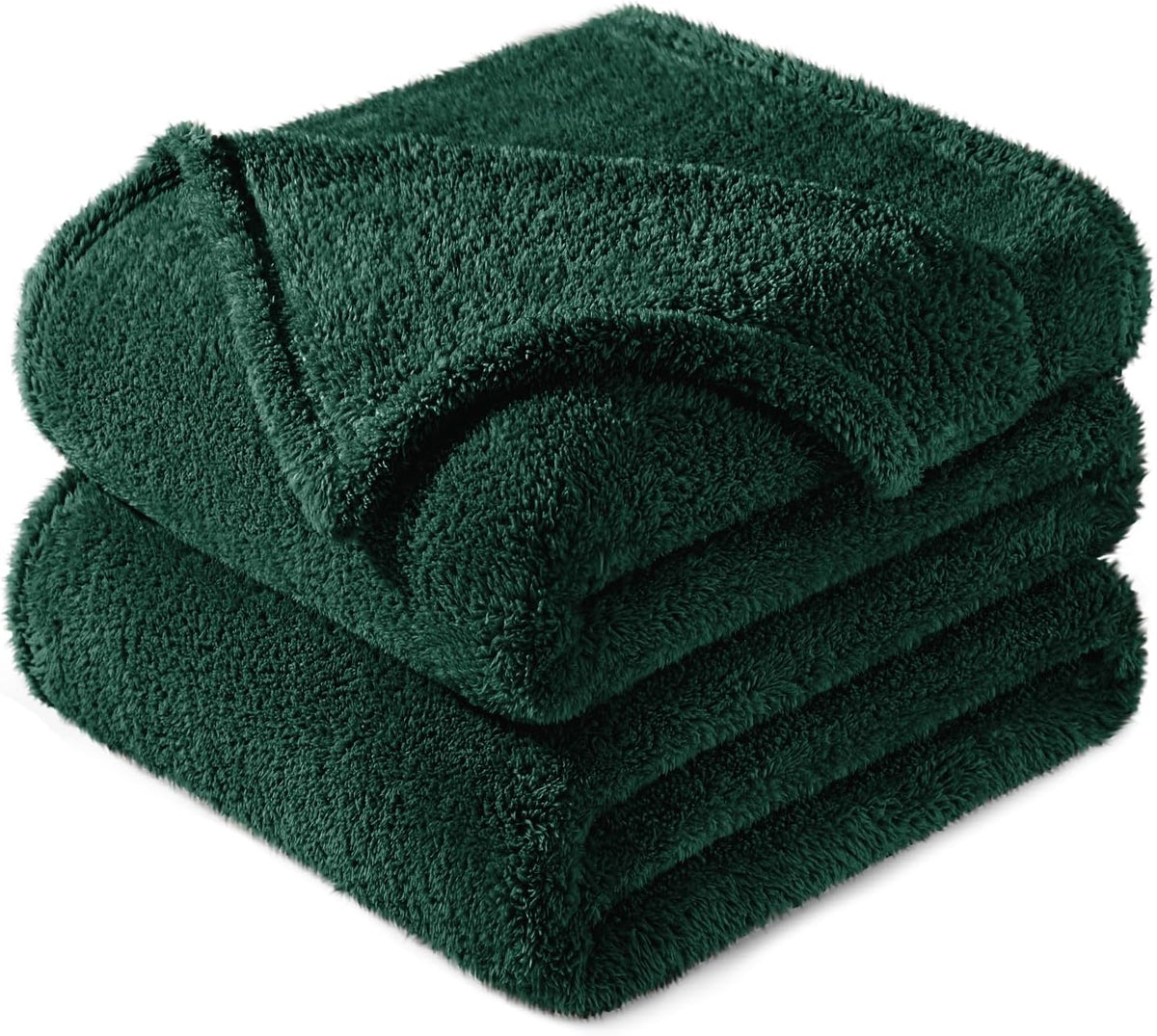 Exclusivo Mezcla Queen Size Flannel Fleece Blanket, Super Soft Velvet Plush Bed Blanket, Fuzzy Cozy