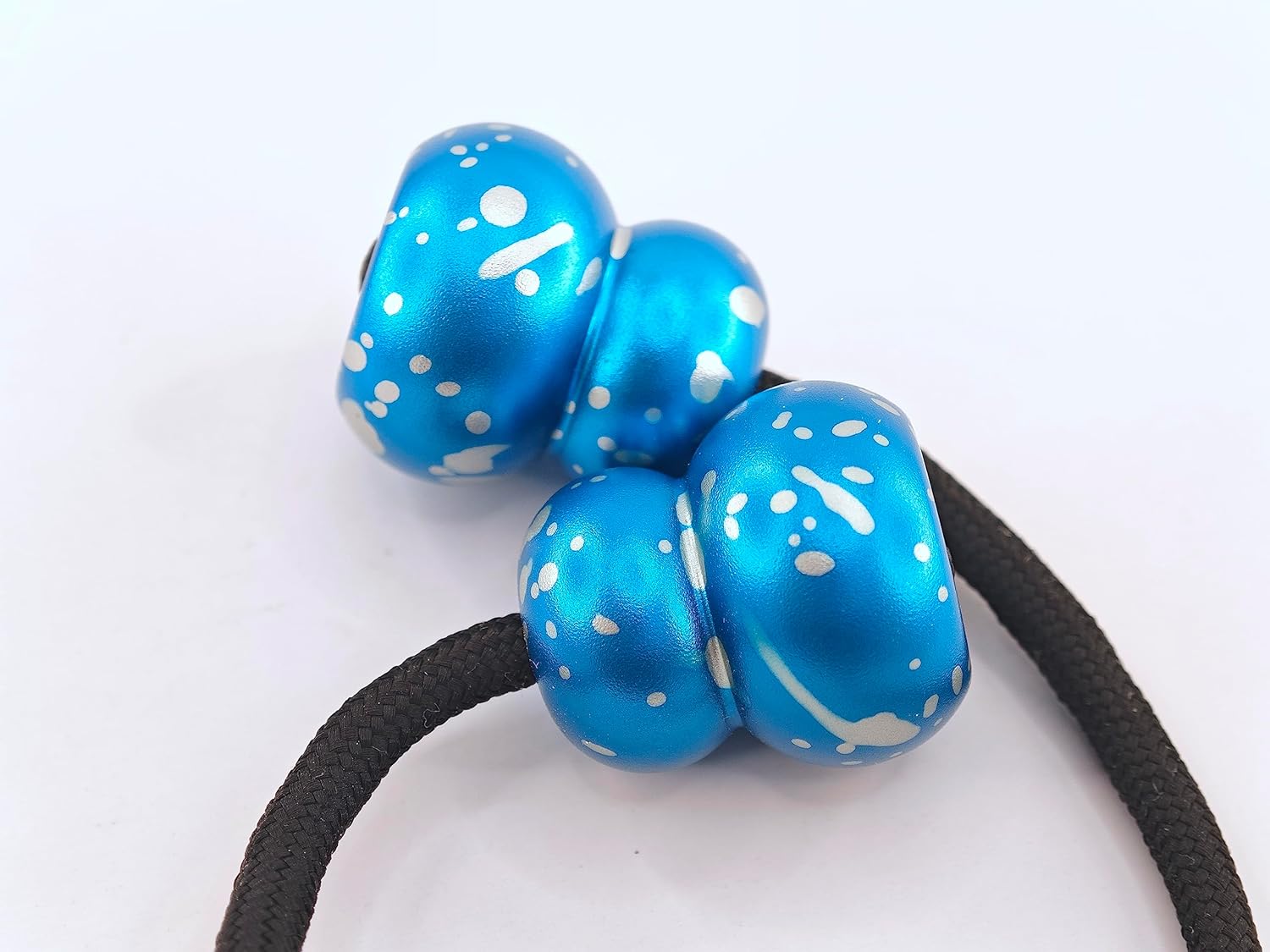Begleri Fidget Beads - Worry Fidget Beads Spin & Bump - Made of Aluminum Alloy - for Men Women
