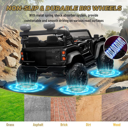 ENYOPRO 24V Licensed Ford Bronco Raptor Electric Car for Kids, 2 Seater Battery Operated Ride On