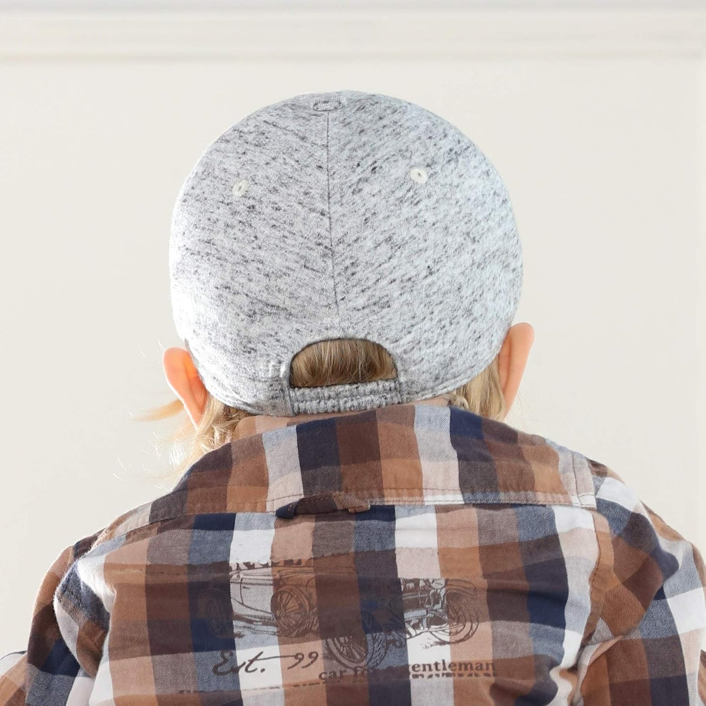 Keepersheep Baby Baseball Cap Infant Sun Hat, Cotton Knit with Soft Brim, Adjustable Soft Newborn