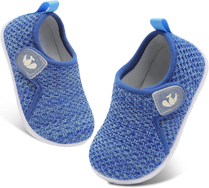 FEETCITY Baby Boys Girls First Walking Shoes Infant Sneakers Crib Shoes Breathable Lightweight Slip