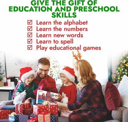 Just Smarty Interactive Alphabet Wall Chart | Talking ABCs & 123s Music Poster with Interactive