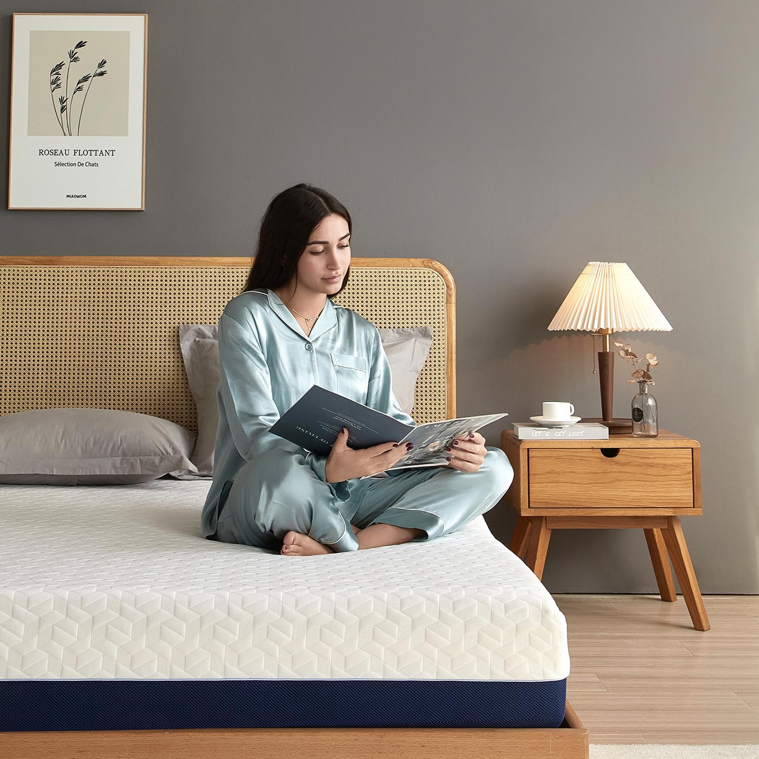 6 Inch Cooling Gel Memory Foam Twin Mattress for Kids,Mattress in a Box,Breathable Cover