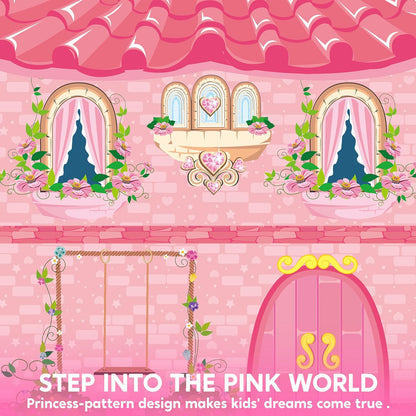 JOYIN Princess Tent Girls Large Playhouse Kids Castle Play Tent for Children, Pop Up Play House for
