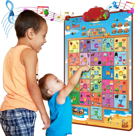 Just Smarty Interactive First 100 Words Learning Toys for 2 Year Olds | Educational First Words