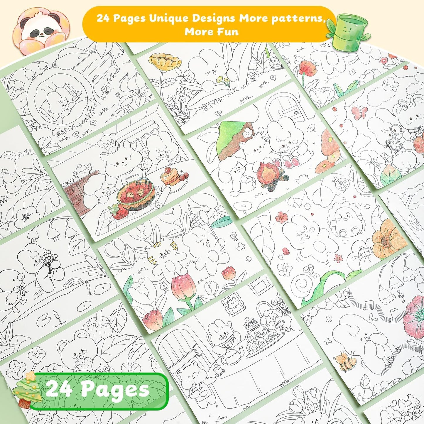 Paint with Water Coloring Books for Kids Ages 3-5, 4-8 – Cute Coloring Book for Teens,Arts and
