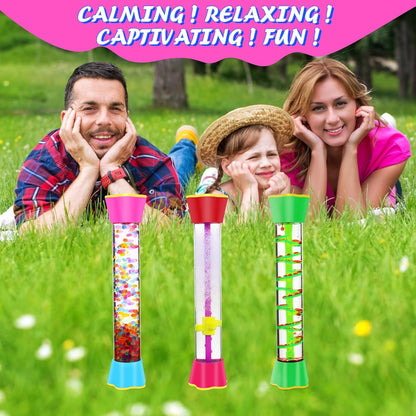 Sensory Fidget Tubes - Calm down Toys for Kids - Sensory Tubes for Calm Down Corner