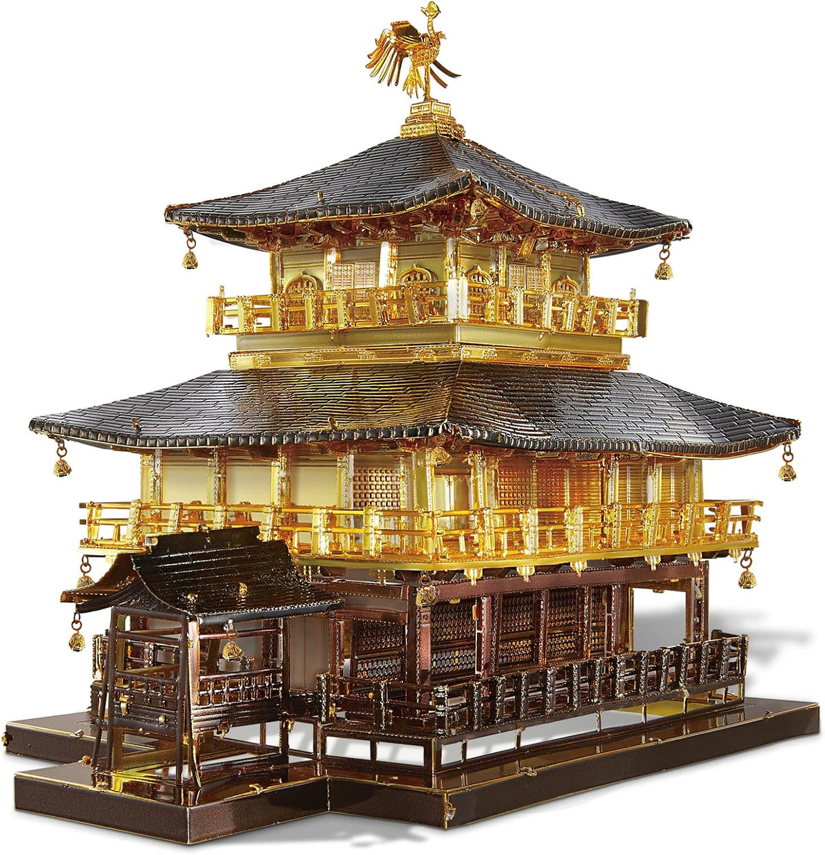 Piececool 3D Metal Model Kits for Adults, Kinkaku-ji Golden Pavilion Model Building Kits