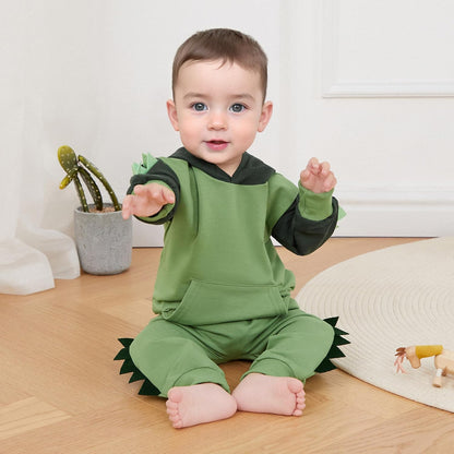 Baby Boy Clothes Toddler Fall Winter Outfits Dinosaur Long Sleeve Hoodies Tops & Jogger Pants