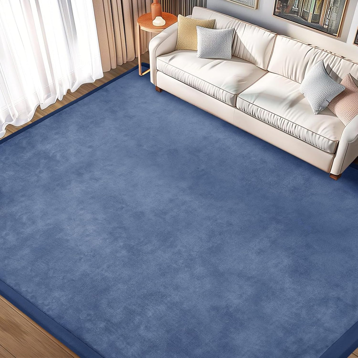 Baby Play Mat 1.2" Thick Memory Foam Nursery Rug Area Rug, 13’1” X 6’7” Yoga Mat Playmat Crawling