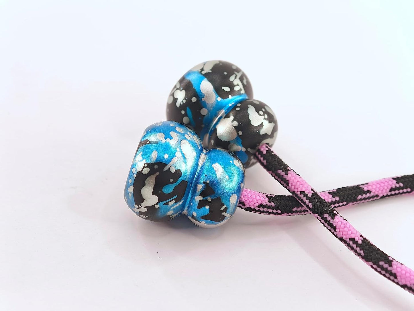 Begleri Fidget Beads - Worry Fidget Beads Spin & Bump - Made of Aluminum Alloy - for Men Women