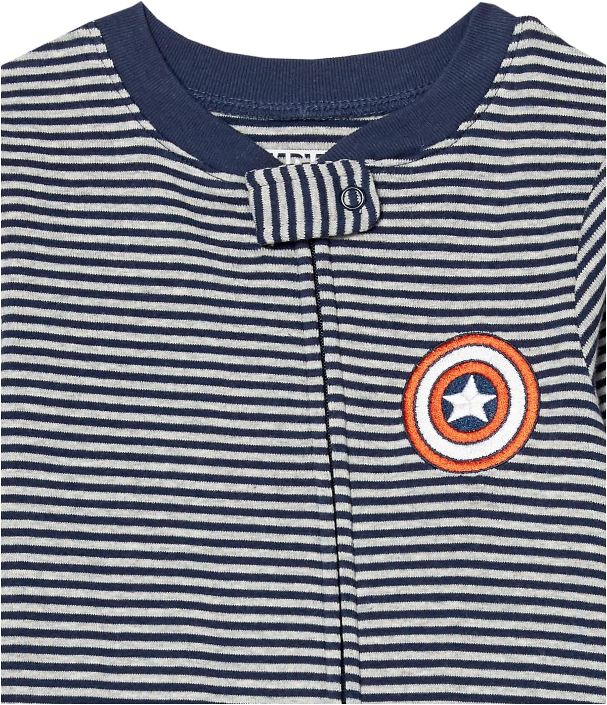 Amazon Essentials Disney | Marvel | Star Wars Unisex Babies' and Toddlers' Snug-Fit Cotton Footed