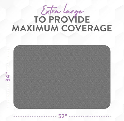 Inspire Underpads | Stain Hiding Gray Reusable Incontinence Bed Pads | Waterproof Mattress Pad |
