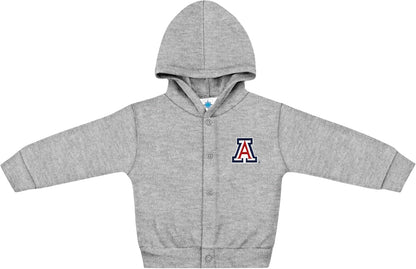 Creative Knitwear College Baby Snap Hooded Jacket - Team Logo, Multiple Colors, for Boys & Girls