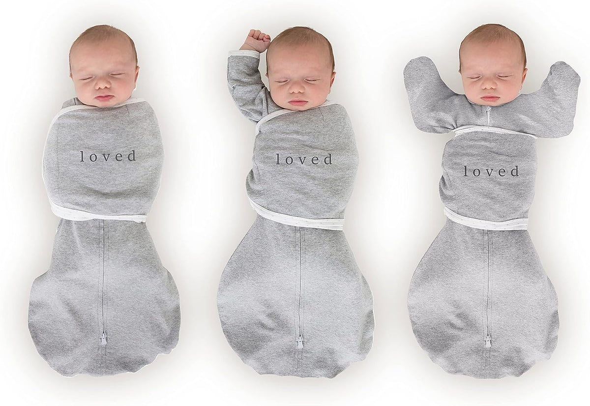 SwaddleDesigns 6-Way Omni Swaddle Sack Arms Up Swaddle for Newborn, More Options to Calm Startle