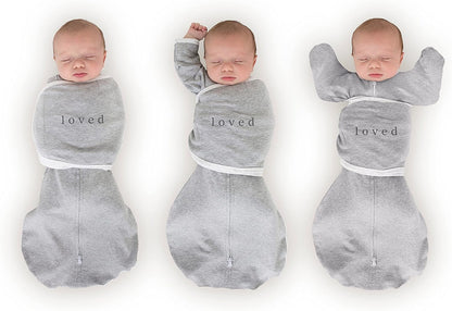 SwaddleDesigns 6-Way Omni Swaddle Sack Arms Up Swaddle for Newborn, More Options to Calm Startle