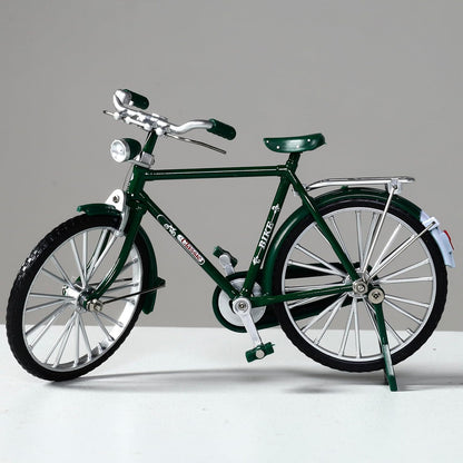 Miniature Alloy Bicycle Collections Bookshelf Decor, Metal Art Home Accessories, Desk Accessories