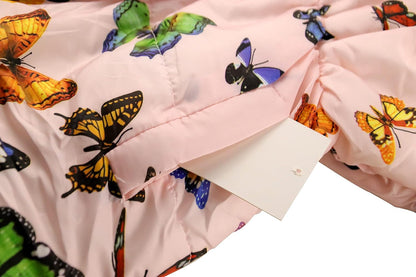 Miss Bei Girl's Winter Coat Jacket Hooded Kids Toddler Flower Print Parka Outwear Warm Cotton