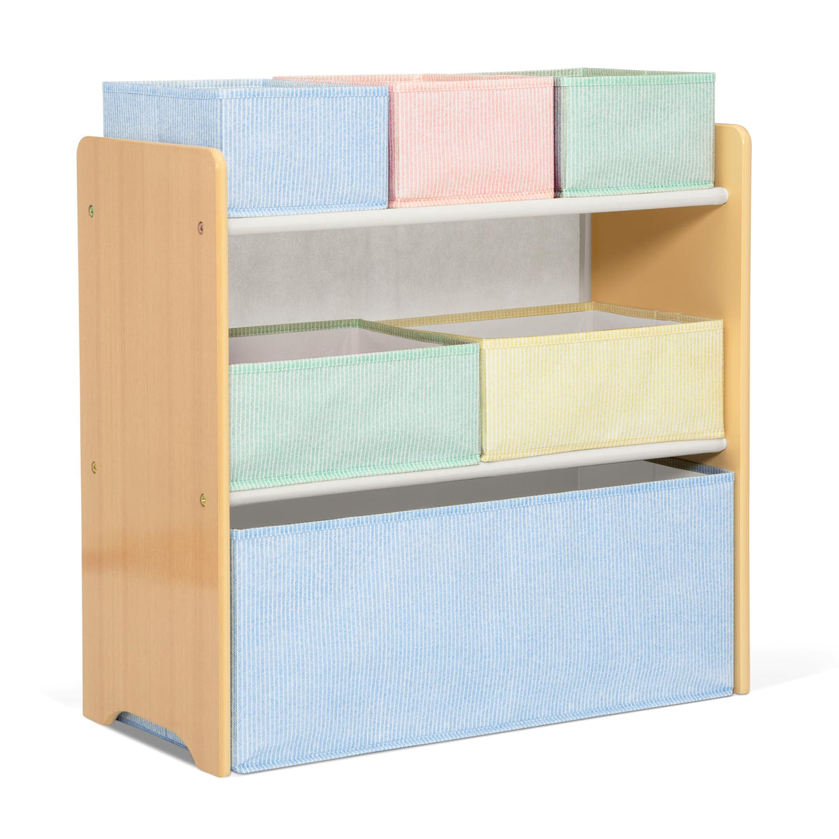 Delta Children - GapKids 6 Bin Toy Organizer - Greenguard Gold Certified, Pastel