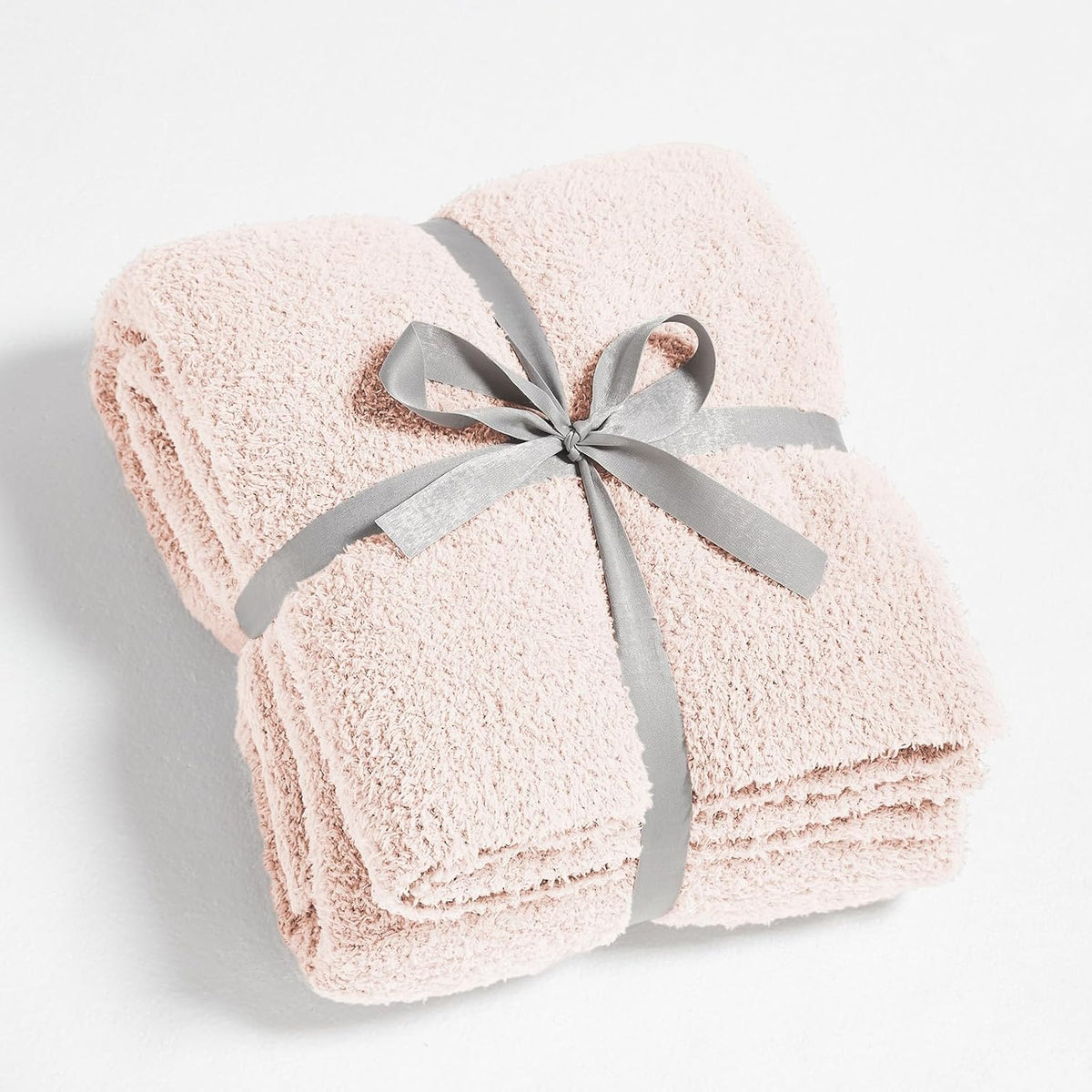CYMULA Pink Soft Throw Blanket Twin Size Pink 60x80 inches - Lightweight Plush Fuzzy Fluffy Warm