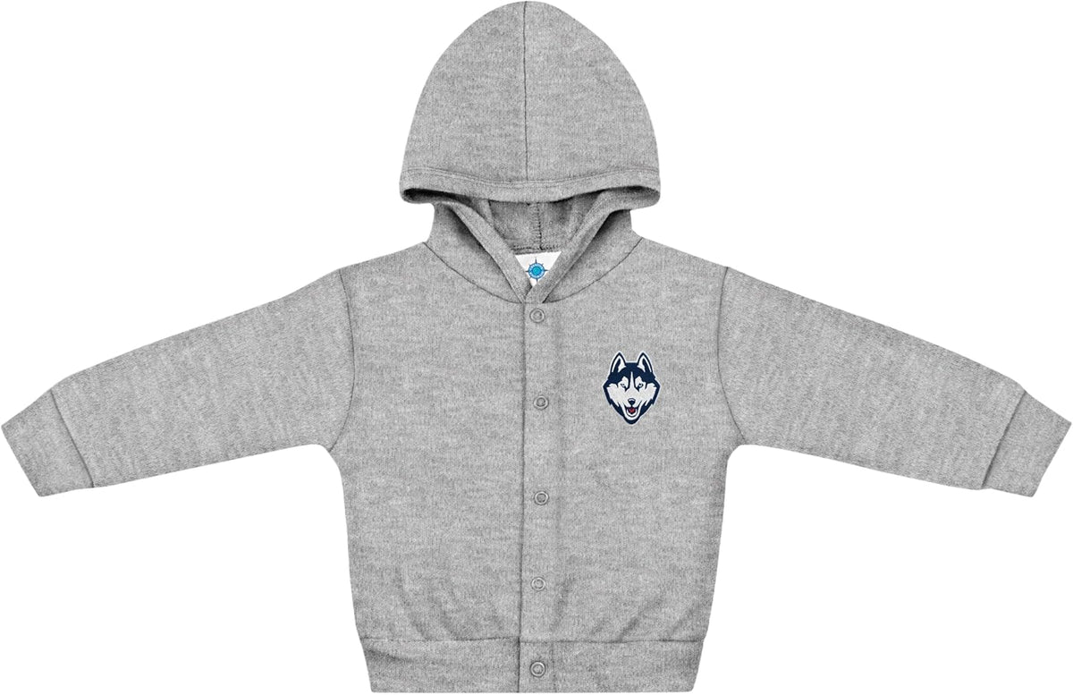 Creative Knitwear College Baby Snap Hooded Jacket - Team Logo, Multiple Colors, for Boys & Girls