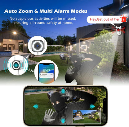 5G Outdoor/Indoor Security Camera,1080P Baby Monitor Cameras for Bedroom/Elder/Dog/Pet Camera,IP66