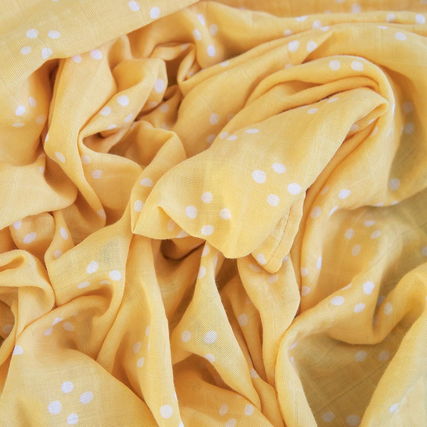 GRACED SOFT LUXURIES Premium Muslin Baby Swaddle Blankets 2 Pack | Large 47 x 47 inch | 100% Cotton