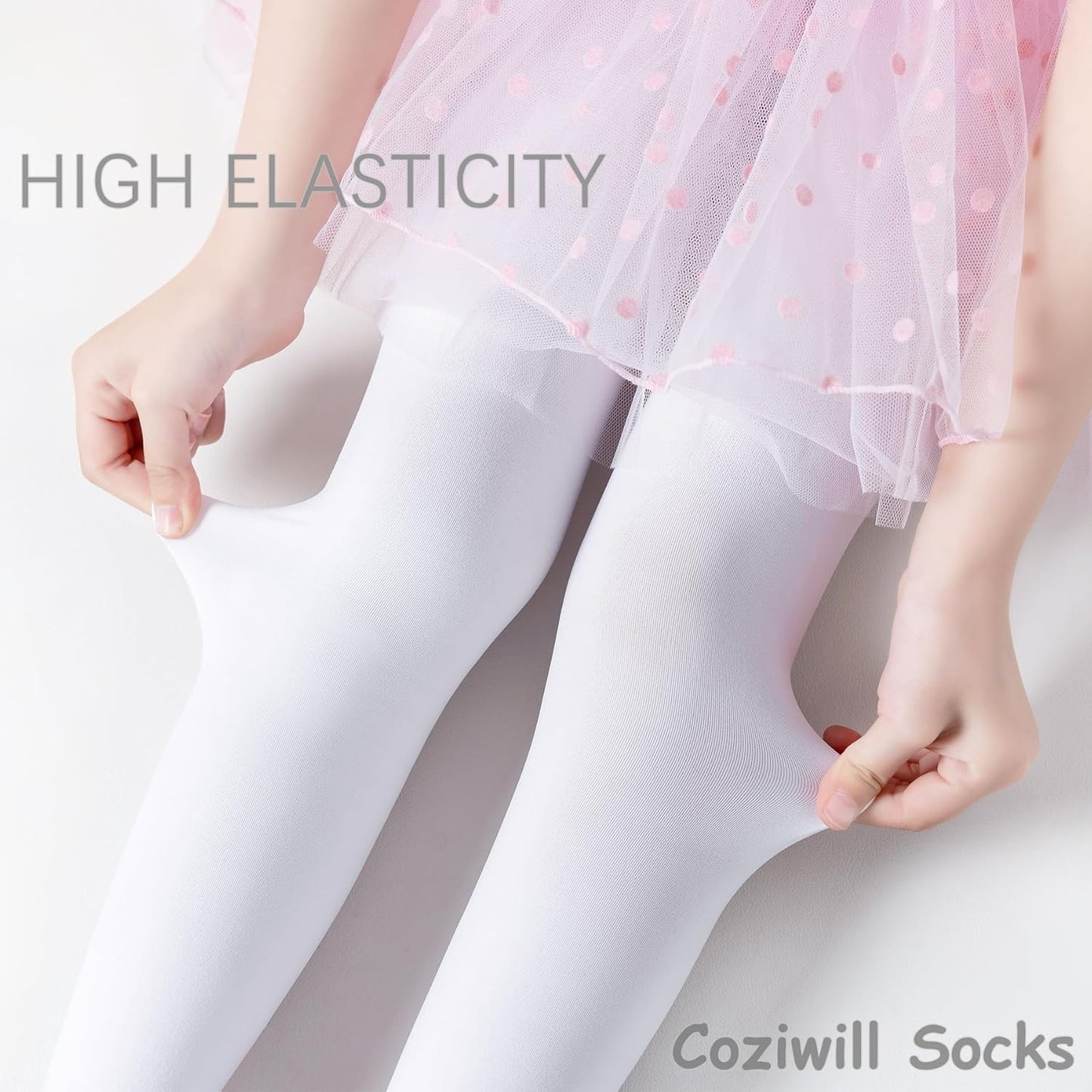 Ballet Tights Girls Dance Tights School Girl Footed Leggings Kids Ultra Soft Pantyhose Stockings