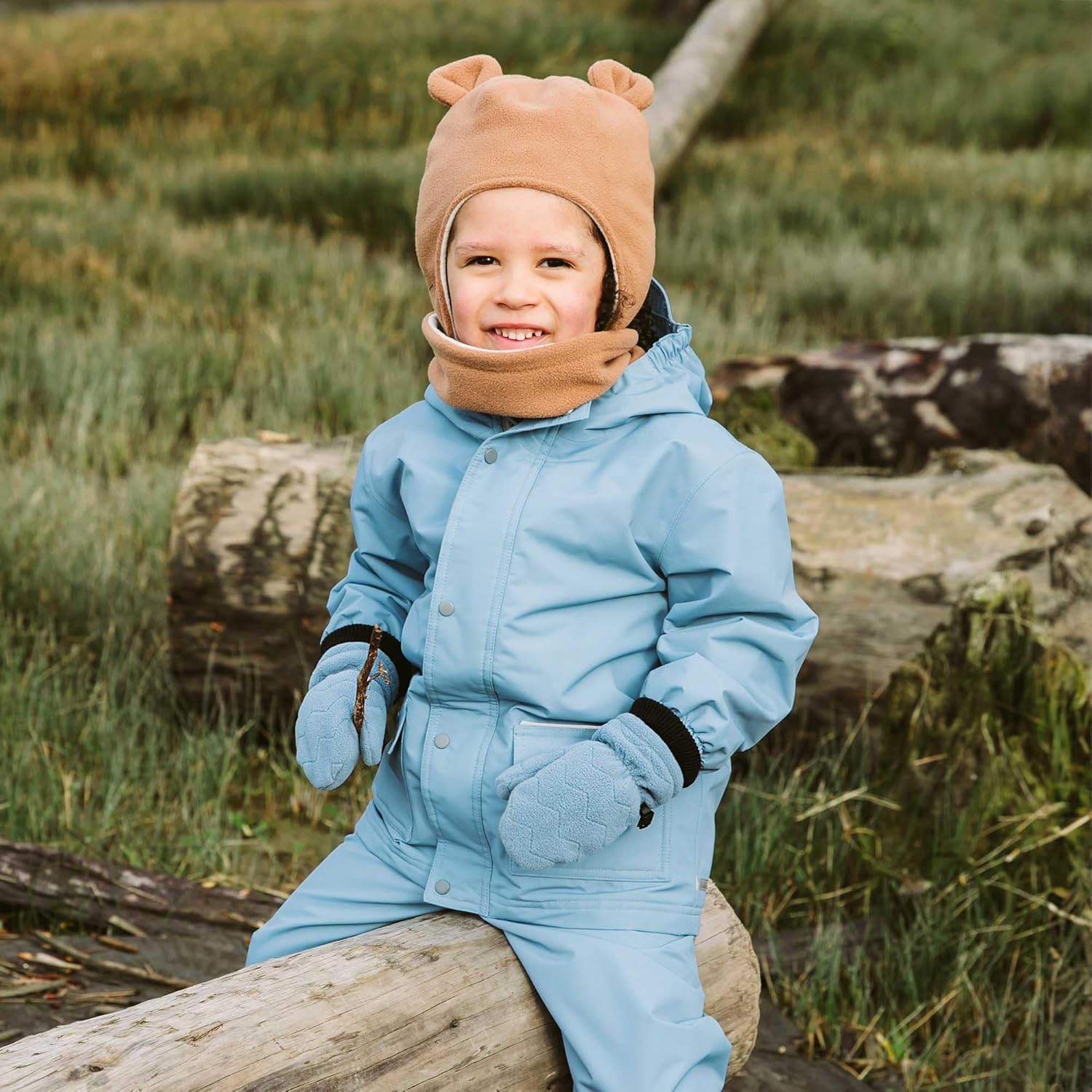 JAN & JUL Waterproof Fleece Lined Rain Jacket, Raincoat for Kids