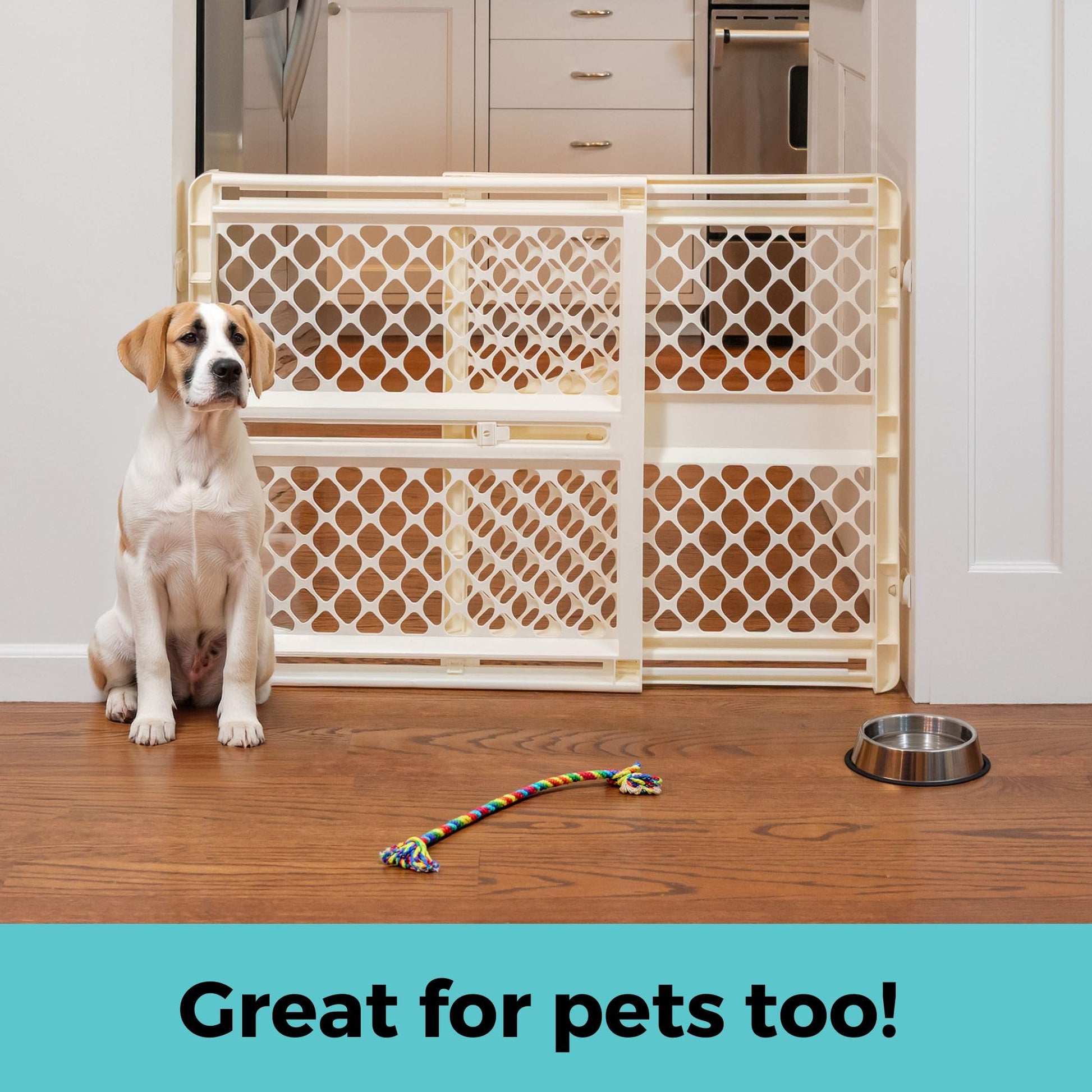 Toddleroo by North States - Supergate Ergo Baby Gate: Plastic Baby Gate for Stairs & Doorways