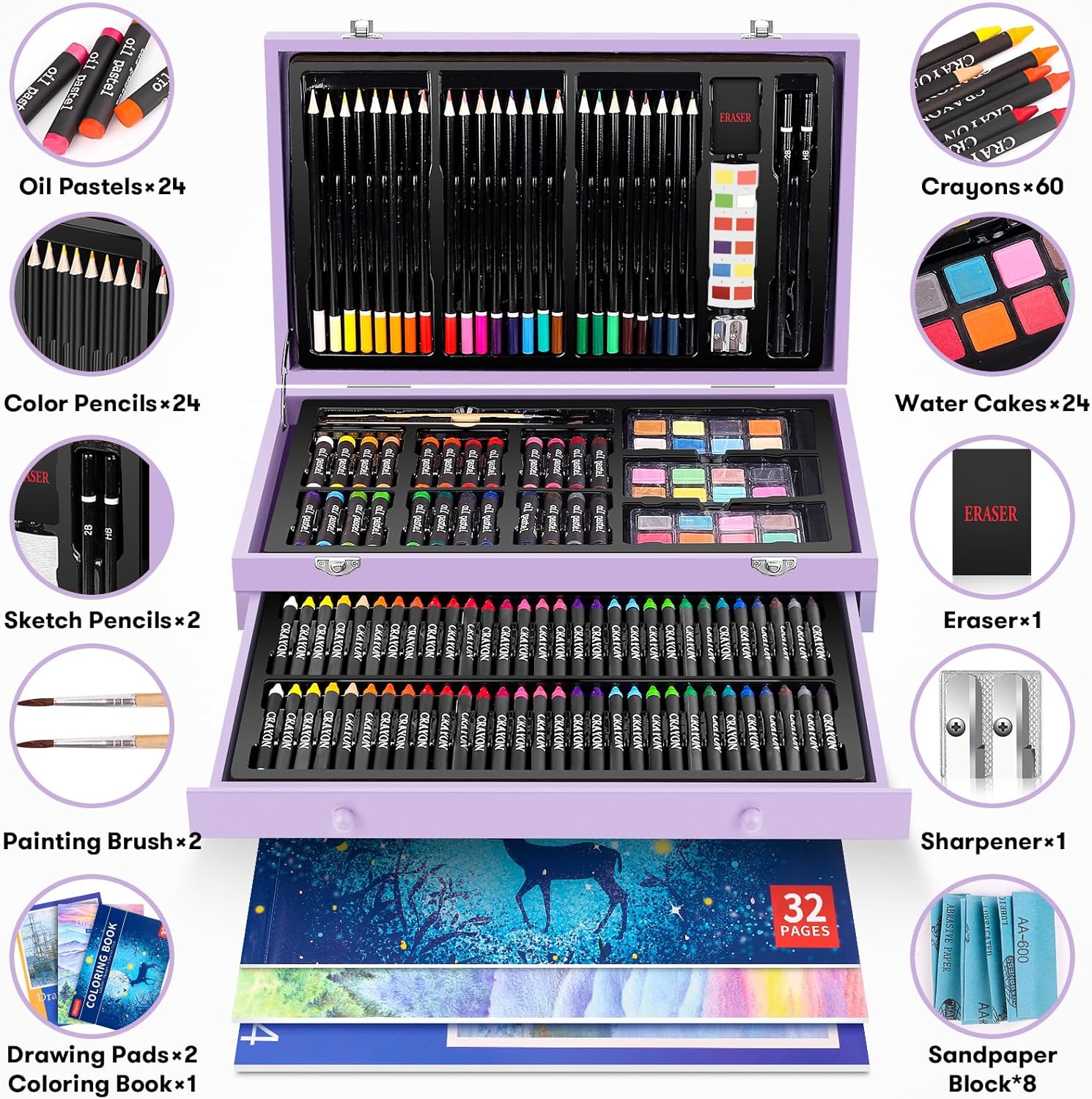 iBayam Stocking Stuffers for Kids Teens Adults, Birthday Party Art Supplies, Christmas Gifts for