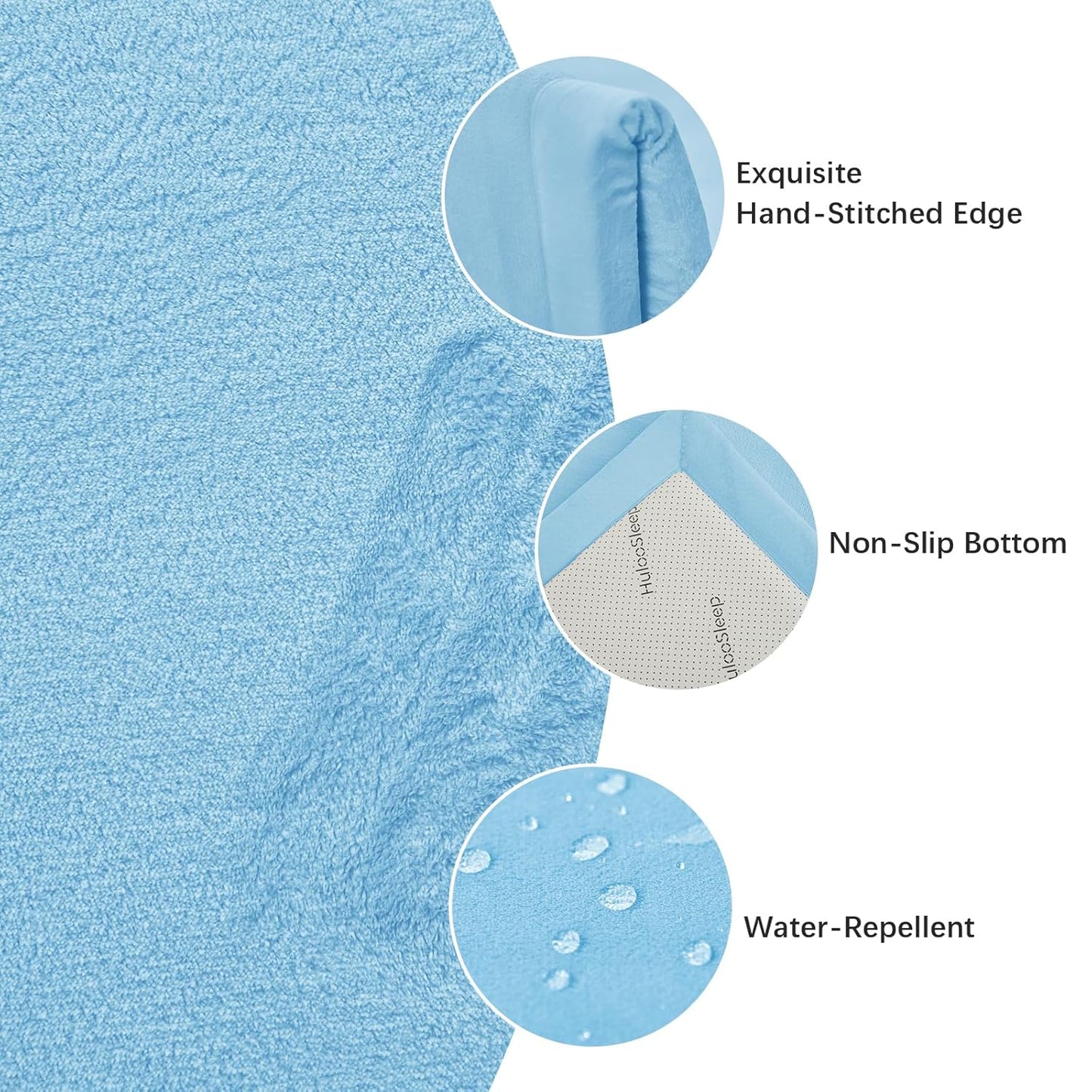Baby Play Mat for Floor,1.3" Thick Memory foam Tummy Time Mat for