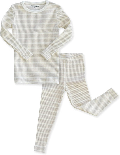 AVAUMA Baby Boys Girls Pajama Set 6M-7T Kids Cute Toddler Snug fit Pjs Cotton Sleepwear