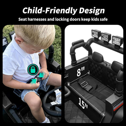 12V Kids Ride on Car Truck, Kids Electric Vehicles Car Ride on Toy for Toddlers 3-5 with Remote