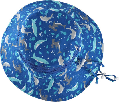 Home Prefer UPF50+ Wide Brim Sun Hat Boys Girls Sun Protection Hat Zoo Beach Swim Safari Bucket Hat
