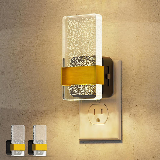 L LOHAS LED Night Lights Plug Into Wall, 2 Pack Plug in Night Light LED with Dusk to Dawn Sensor