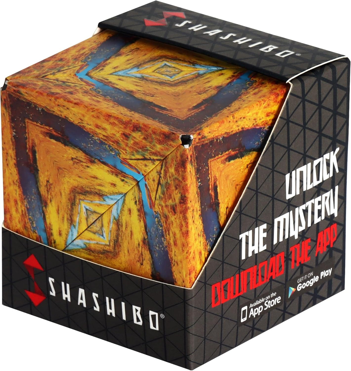 SHASHIBO Shape Shifting Box - Award-Winning, Patented Fidget Cube w/ 36 Rare Earth Magnets