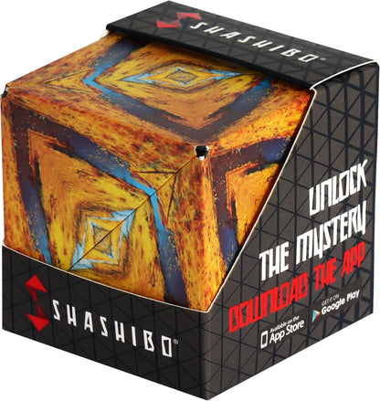 SHASHIBO Shape Shifting Box - Award-Winning, Patented Fidget Cube w/ 36 Rare Earth Magnets