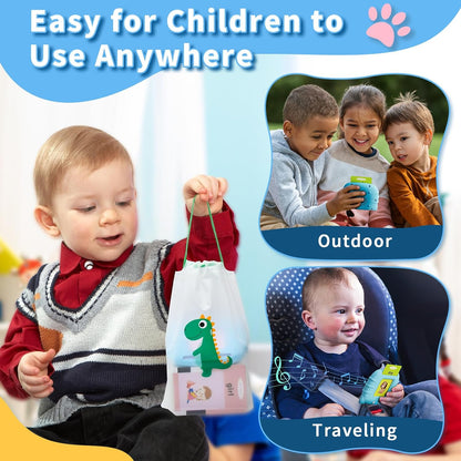 Toddler Toys Talking Flash Cards for 1 2 3 4 5 6 Year Old Boys and Girls, Autism Sensory Toys for