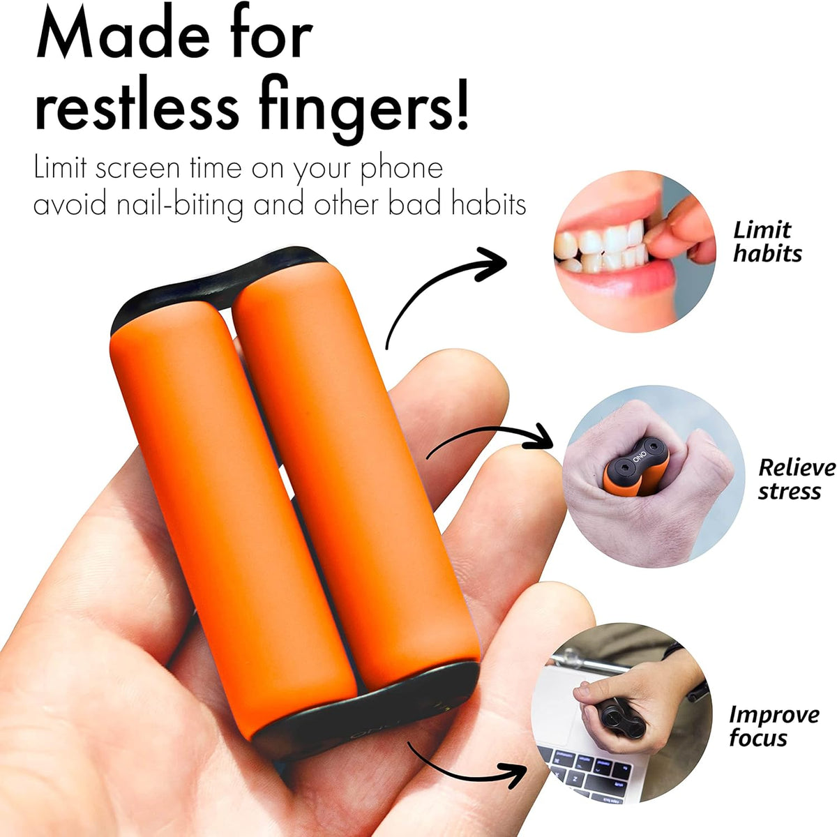 ONO Roller - Handheld Fidget Toy for Adults | Help Relieve Stress, Anxiety, Tension | Promotes