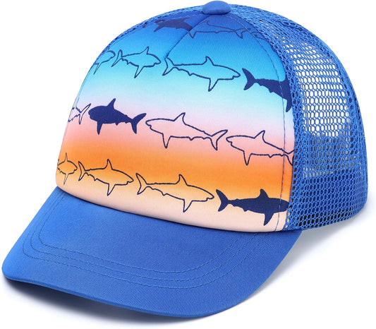 Duoyeree Toddler Baseball Cap Baby Cap Sun hat Print Dinosaur Pattern and Solid Color hat Kids boy