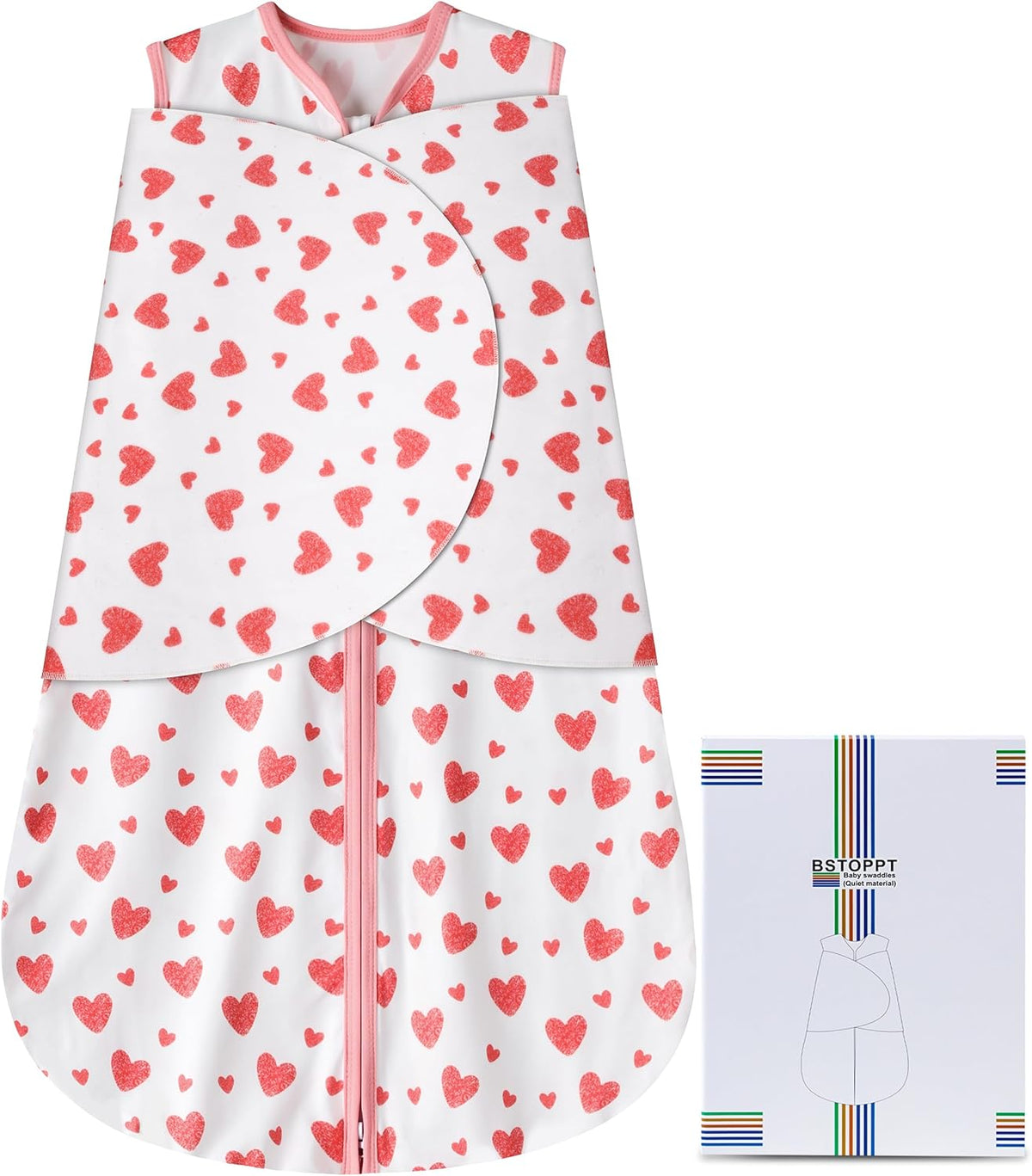 Newborn Sleep Sack Baby Swaddle,Swaddle me 0-3 Month,3-Way Adjustable Wearable Blanket,100% Rayon