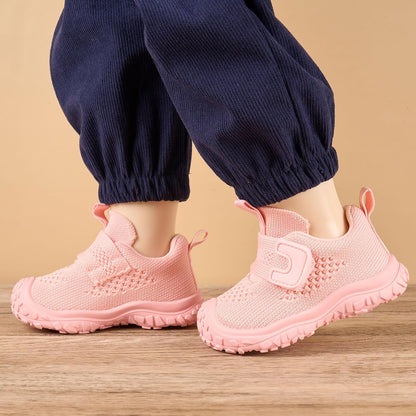 Newsonet Baby Shoes Boys Girls First Walking Breathable Non Slip Walker Sneakers Soft Sole 6 9 12