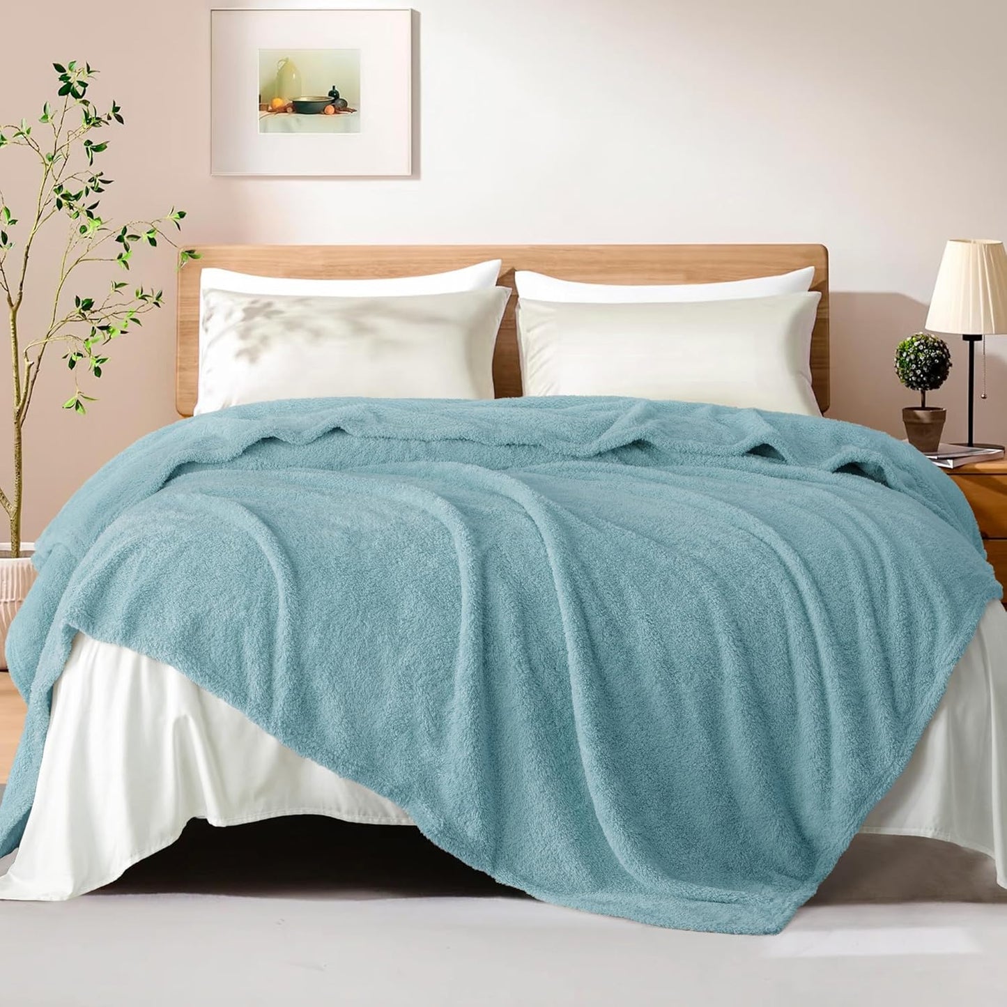 Exclusivo Mezcla Fleece Blanket for Couch, Soft and Cozy Twin Blankets for Women Men Girls Kids