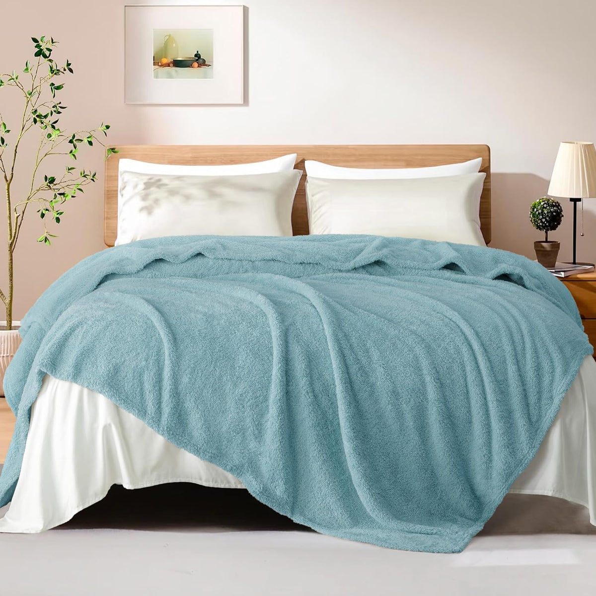 Exclusivo Mezcla Fleece Blanket for Couch, Soft and Cozy Twin Blankets for Women Men Girls Kids