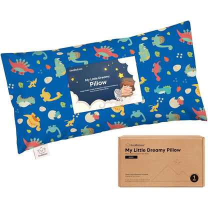 Toddler Pillow with Pillowcase - 10x18 My Little Dreamy Kids Travel Bed Pillows for Sleeping