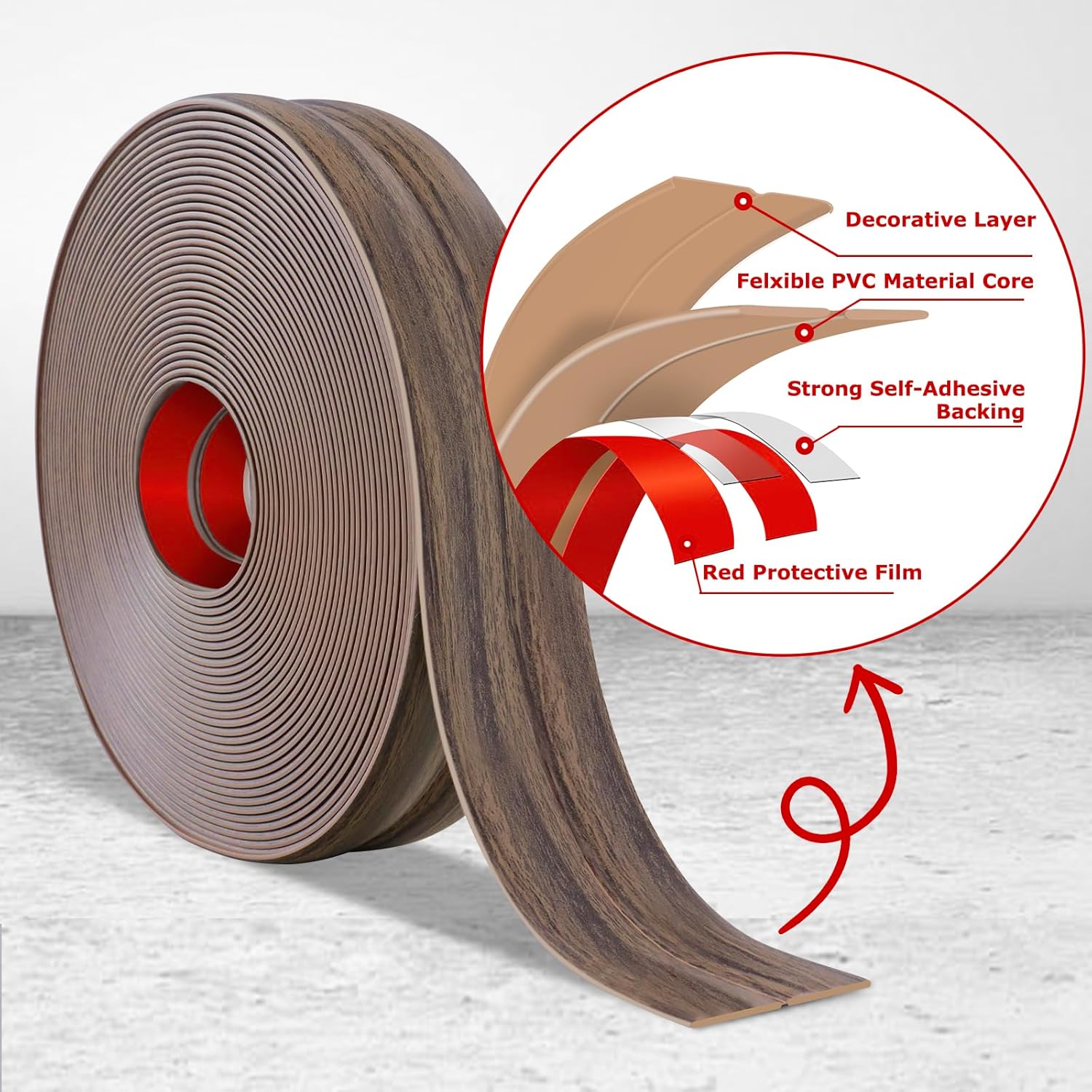 Flexible Wall Corner Protector Moulding Trim Peel and Stick Wall Corner Guards Edge Protector Self