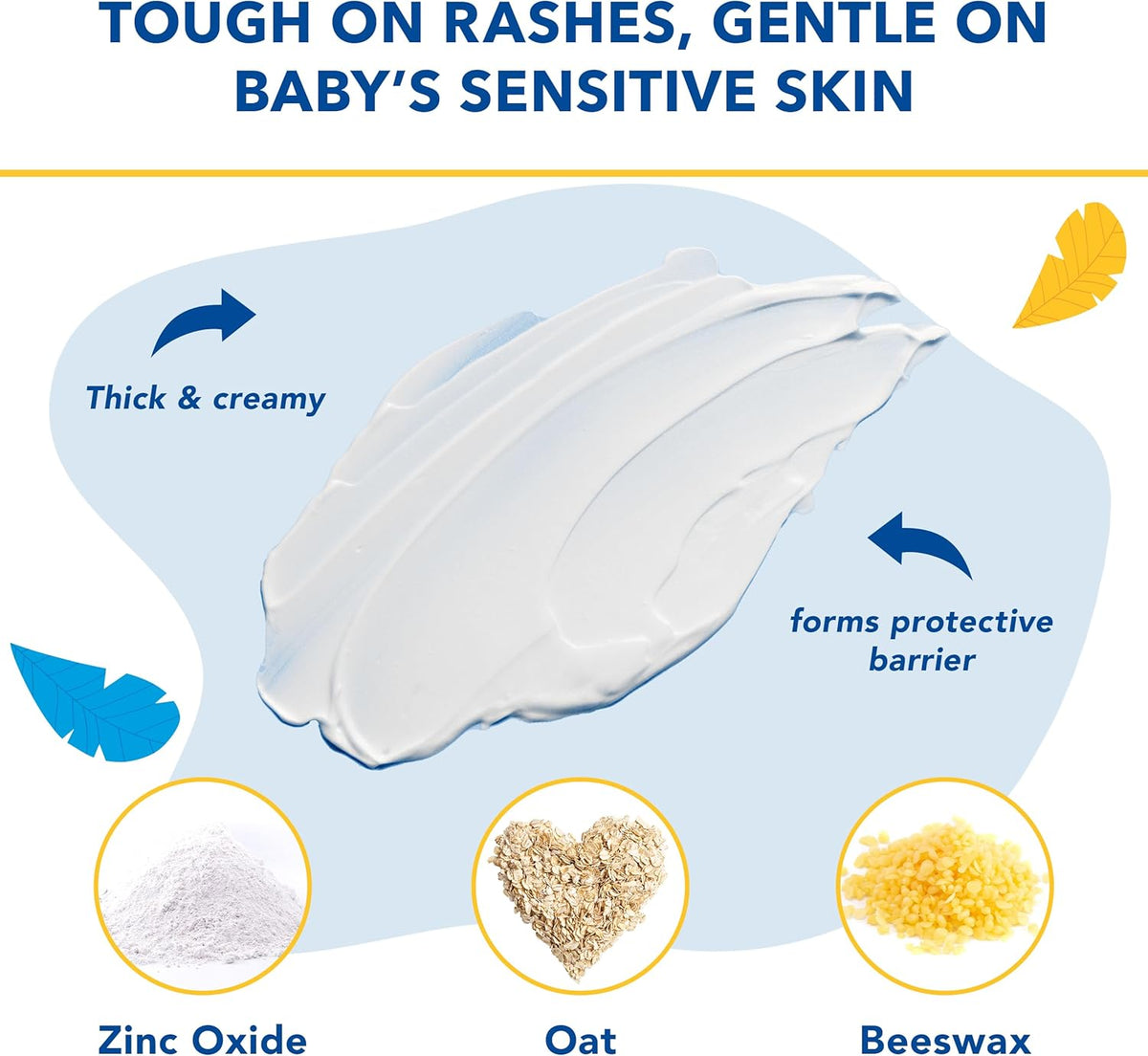 Triple Paste Diaper Rash Cream and Spatula Bundle - 8 oz Zinc Oxide Ointment and Spatula Treatment